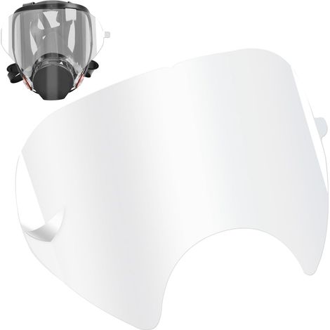 Lot de 10 Cache Objectifs Détachables pour Masques 3M 6000, 6800, 6900   Protection Complète et Facile à Installer. (1/5)