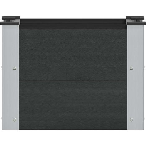Maison Exclusive - Hochbeet Schwarz 50 x 30 x 36 cm