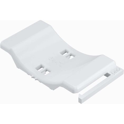 OBO Bettermann Vaina opuesta universal combinable con vaina doble 64-70mm polipropileno gris claro RAL 7035, 1198070