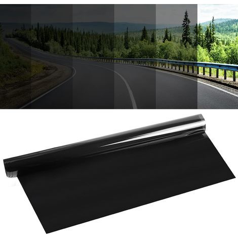 Autofenster-Tönungsfolie – 5 %/20 %/35 %/50 % Lichtdurchlässigkeit – Autofenster-Tönungsfolie – Verdunkelungsfolie – UV-Schutz – Autozubehör – 50 x 300 cm (70 % Lichtdurchlässigkeit) (1/5)