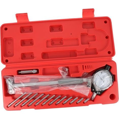 1 Jeu Comparateur testeur de compression moteur outils automobiles moteur à gaz Testeur de compression de cylindre Kit de test de cylindre Accessoires de pour cylindre (1/4)