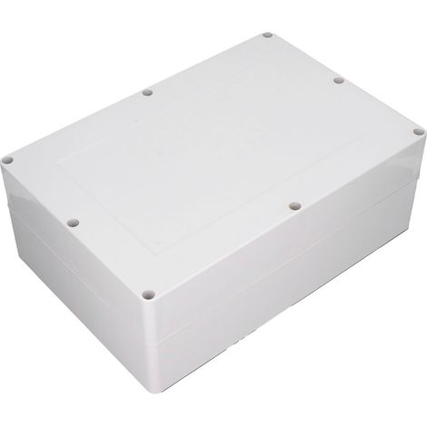 Boîte de jonction étanche F11, 380x260x140mm, coffret électrique en plastique résistant à l'eau, boîtier de raccordement IP65 pour installations extérieures et intérieures (1/5)