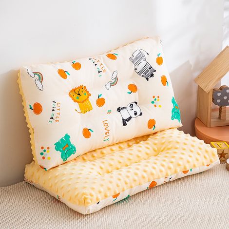 Coussin Doudou 30x50cm en pur coton, coussin pour bébé, coussin de sieste, forme douce et veloutée (1/4)
