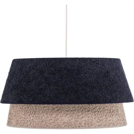 [GEBRAUCHT] B-Ware Euluna Hängeleuchte Pendelleuchte Boucle Lampe ø 50 Cm Blau Grau