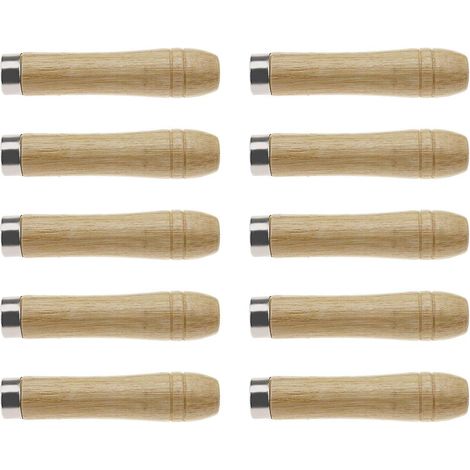 10 manches de lime en bois pour l'entretien des outils de garage et de menuiserie (1/5)