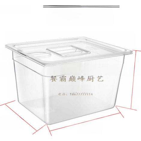 Cocción lenta a baja temperatura, recipiente de cocción con compartimentos, Sous Vide USA (11 litros) (1/5)