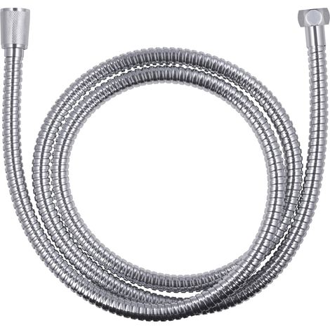 Flexible de douchette inox double agrafage EUROSANIT 1,75M