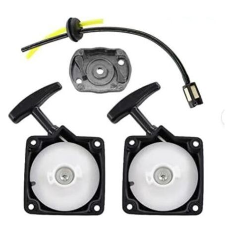 Applicable 2ps Lanceur + Mitnehmerplatte+conduite de carburant pour Débroussailleuse Red Fox Tarus Fuxtec Timbertech BC52, BC520 (1/4)