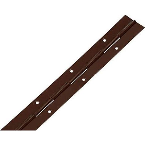 KOTARBAU Charnière à tige pour piano 300/31 mm - Toutes les couleurs peuvent être découpées et raccourcissables - Bande de soudure solide - Charnière pour meuble (10, marron) (1/3)
