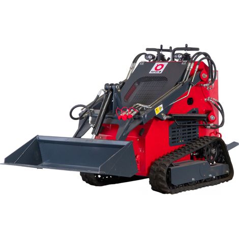 Mw Tools – Mini chargeur sur chenilles moteur essence 23ch – Capacité de levage 300 kg – Pour terrains marécageux – MLD300R (1/5)