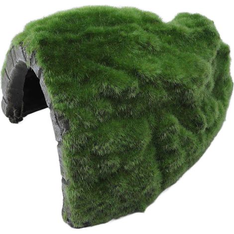 Rocher servant de cachette pour reptiles, grotte, terrasse pour tortues, abri pour lézards, grenouilles, tortues et amphibiens (1/3)