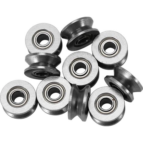 V624ZZ Miniature Ball Bearings 7x13x4.1mm for Linear Guide Systems Pulleys and Small Mechanical Devices Precision Bearings Stainless Steel Ring Set of 10