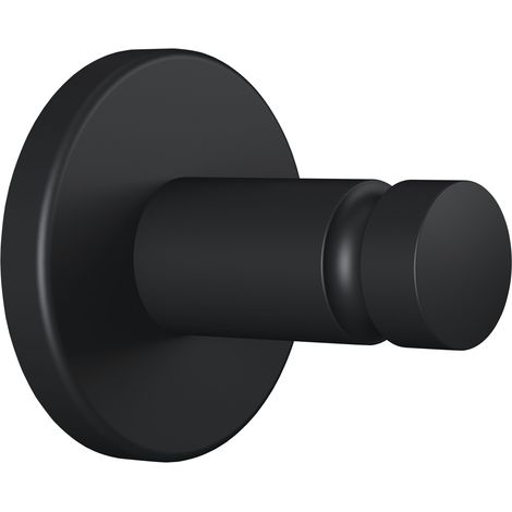 Tesa MOON BLACK gancho para toallas negro mate (1/5)