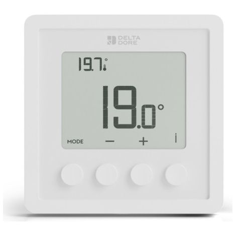 Delta Dore – Thermostat connecté Tybox Control – Gestion chauffage Wi-Fi – Écran tactile rétroéclairé – Scénarios personnalisés pour confort optimal
