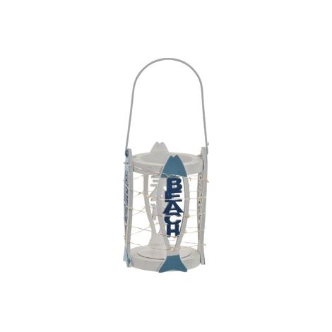 PORTAVELA LED MADERA NAUTICO - 9X9X25