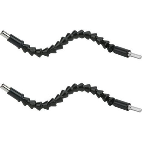 Arbre Flexible universel pour forets électriques, outils de raccordement de tuyaux, 300mm, 2 pièces (1/5)