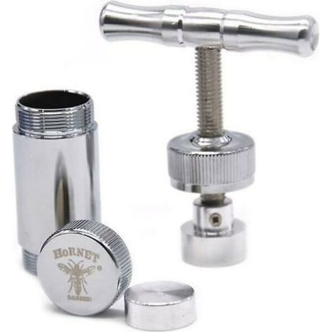 Presse À Comprimer À Pollen - Aluminium - Diamètre 24 À 26 Mm - Usage Polyvalent - 1 Pièce (1/3)