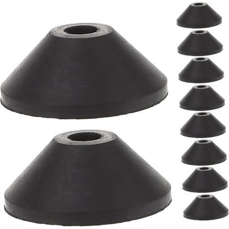 10 pièces Rondelles Caoutchouc Coniques Joint Wc Étanche pour Boulons de Réservoir Kit de Réparation Siège de Toilette Joints Étanchéité pour Réservoir Eau Accessoires de (1/5)