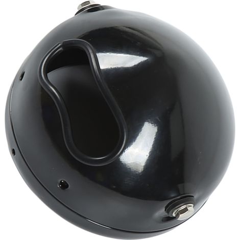 Boîtier de phare LED 5,3 pouces pour moto, noir mat, universel, style rétro, fixation pour modification (1/5)