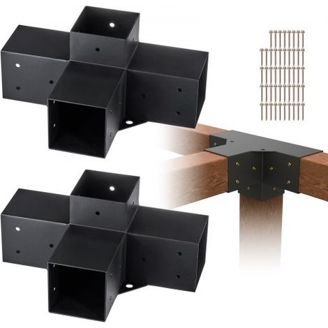 Kit Staffe per Pergola 10x10 cm Supporto per Pali in Legno da (1/5)