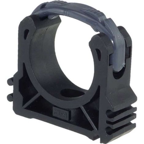 PVC Rohrklemme 40 mm, PVC-U, Rohrbefestigung für Teichbau und Aquaristik (1/2)