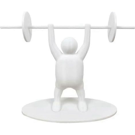 Porte-papier toilette pour homme haltérophile et fitness (1/5)