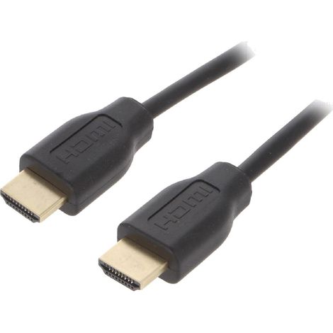Cable HDCP HDMI 2.0 male des deux cotes 2m noir