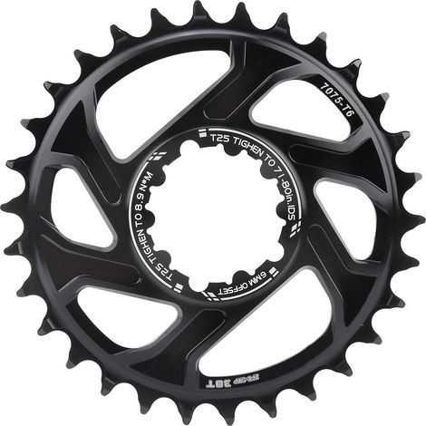 Pignon de vélo mono plateau 6mm pour chaîne 8-11 vitesses, pédalier 30 dents (127 mm), compatible GXP (1/5)