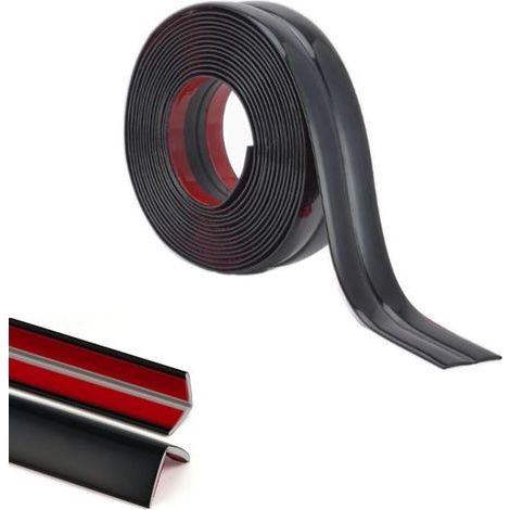 5M Cornière PVC,2x2cm Revêtements d'angle Autocollant Plinthe Souple Protection d'angle Bordure d’angle de Mur Bande Décorative pour Plans de Travail. (1/5)