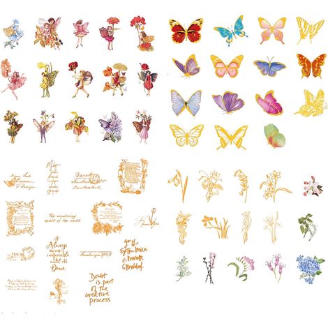 Sticker Scrapbooking - 120 Pièces - Matériau PET Transparent - Imperméable - Pour Album Photo DIY Carnet Journal Et Décoration (1/5)