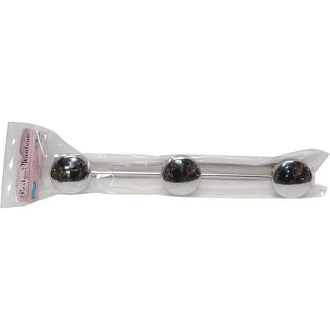 Godonnier Appendiabiti in acciaio cromato 65 mm argento