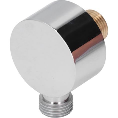 G1/2 raccord en laiton massif circulaire pour pommeau de douche, adaptateur 4 filets pour tuyau flexible de douche encastré, coude de raccordement (1/5)