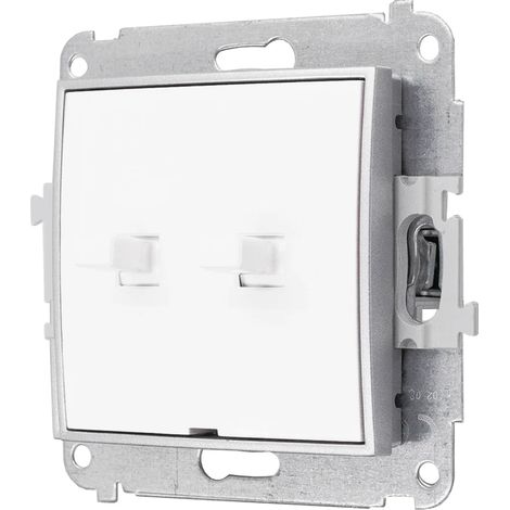 Module de store enrouleur sans cadre USA Karlik mini, blanc/argent (1/3)