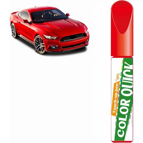Stylo Retouche Peinture Carrosserie, Stylo Retouche Voiture, Stylos Réparation des Rayures Auto De Peinture, Stylos Anti Rayure Voiture, Anti Rayure pour Carrosserie Moto Auto Vélo, 1 Pièce (Rouge) (1/5)