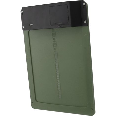 Ouvre-porte automatique pour poulailler à détection de lumière, léger et en plastique, pour volailles vertes (1/5)