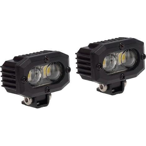 Faro LED de largo alcance para coches RC, compatible con vehículos todoterreno Traxxas RC a escala 1/10, paquete de 2 (1/2)