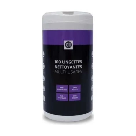 Toallitas de limpieza fusion alcohol free 100 unidades 13x15 cm