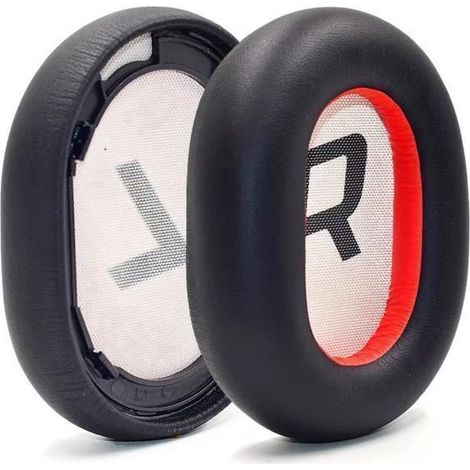 2 pièces Coussinets d'oreille, mousse à mémoire + cuir protéiné, pour Plantronics BackBeat Pro 2, remplacement confort et isolation acoustique (1/4)