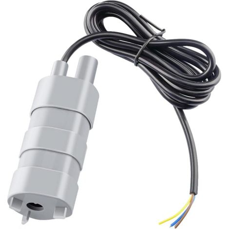 YMYNY Pompe submersible JT-500-12 V CC - Pompe droite - Hauteur de refoulement : 5 m - Avec câble de 1,5 m - Pompe à eau 600 l/h - Pour aquarium, aquarium, jardin, caravane