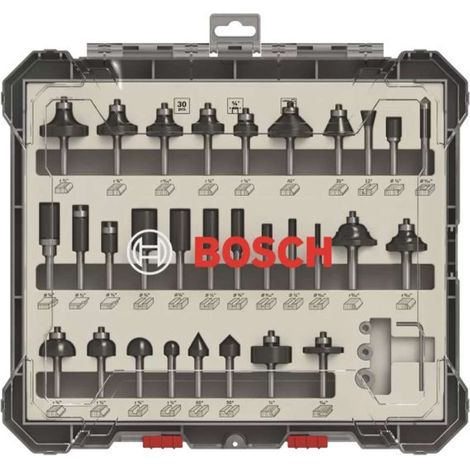 BOSCH PROFESSIONAL JEU DE FRAISES À RAINURER, 2607017476