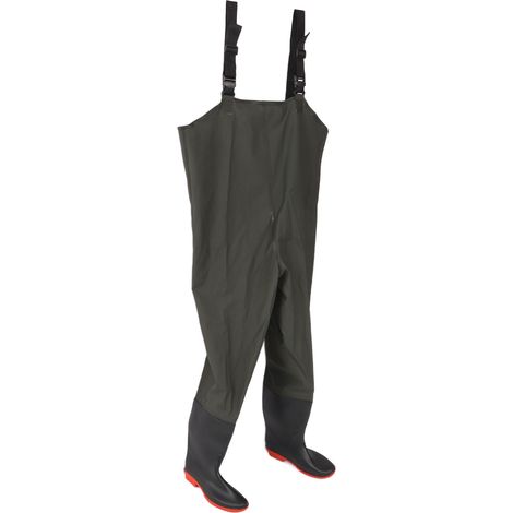 Pantalon de pêche avec poitrine, cuissardes respirantes et imperméables pour hommes et femmes, taille 42 (1/5)