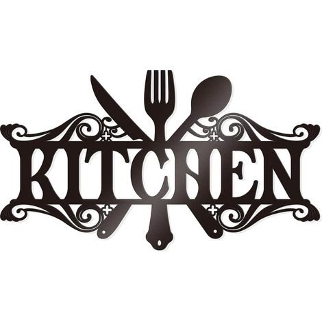 15 cm Décoration murale métal noir style ferme, art mural pour salon moderne (1/5)