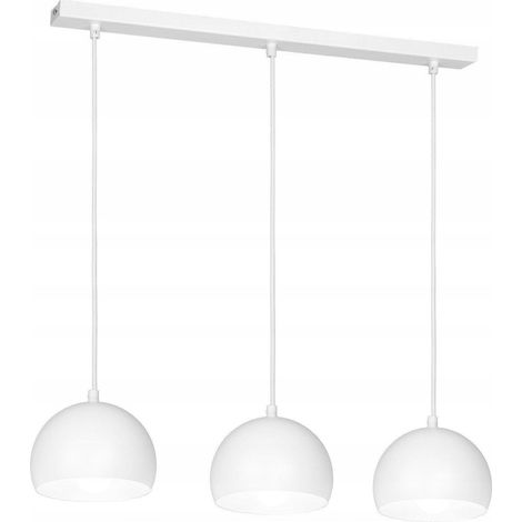 Luminex Sool lámpara colgante blanca 70 cm diseño minimalista (1/3)