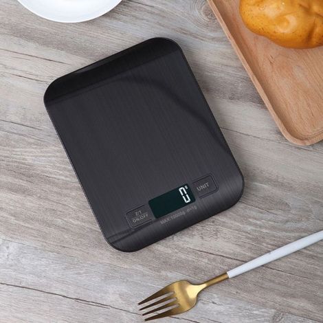 Balance de Cuisine Digitale Rechargeable - Balance Alimentaire de Précision 5kg avec Fonction Tare et Charge USB 10 kg/1 g (1/5)