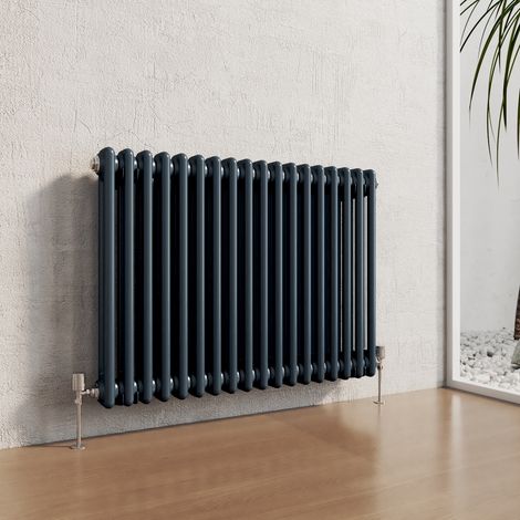 Heilmetz Traditional Radiator Central Heating Rads Radiator 2 Column Horizontal Anthracite 600 × 1010mm (1/5)