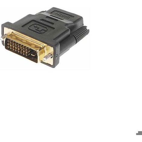 Adaptateur HDMI femelle DVI mâle - Contacts plaqués or Transmission fiable - Connexion vidéo (1/2)
