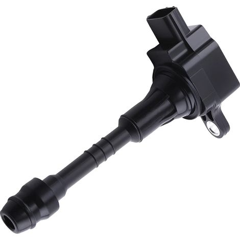 Bobina de encendido del motor, voltaje de 12 V, material metálico de alta calidad, compatible con Nissan Primera P11 WP12, dimensiones 10,4 x 8,6 x 7,4 cm, resistencia eléctrica 0,5 ohmios. (1/4)