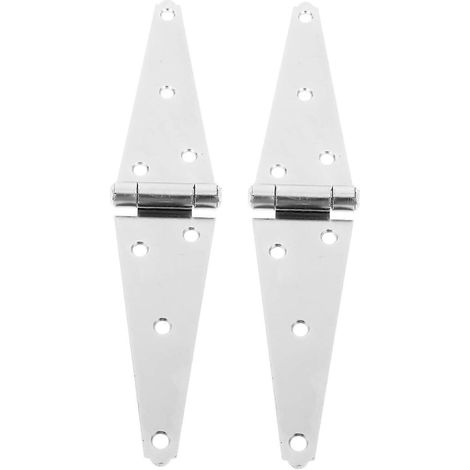 2 pièces pour clôtures extérieures, charnières, portes, abris de jardin robustes, grange (1/5)