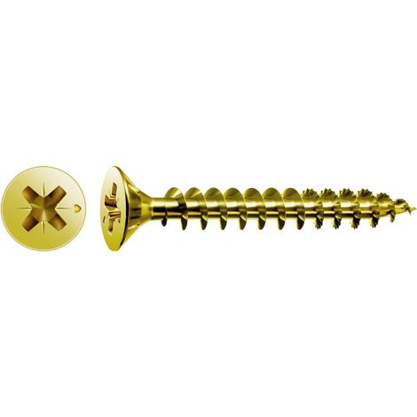 SPAX 1081020250205 Vis à bois 2.5 mm 20 mm cruciforme Pozidriv acier YELLOX 1000 pc(s)