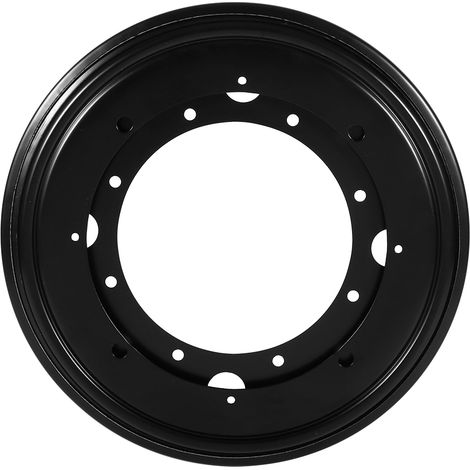 Plateau tournant galvanisé robuste pour meuble (23 cm noir) - Lazy Susan lourd et durable